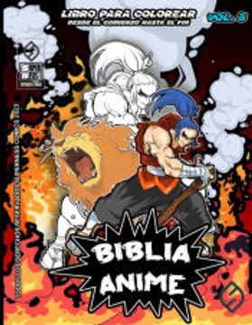 portada Biblia Anime Desde El Inicio Hasta El Final Vol 5: Libro Para Colorear (in Spanish)