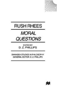 portada moral questions by rush rhees (en Inglés)