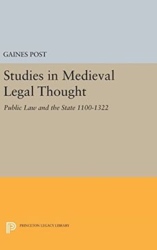 portada Studies in Medieval Legal Thought: Public law and the State 1100-1322 (Princeton Legacy Library) (en Inglés)