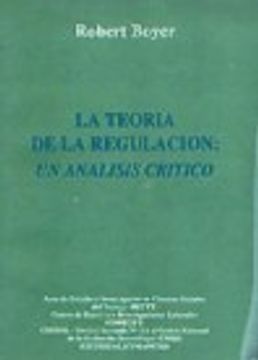 portada Teoria De La Regulacion, La: Un Analisis Critico