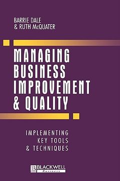 portada managing business improvement and quality (in English)