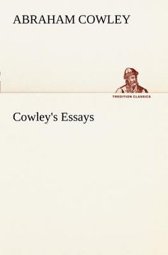 portada cowley's essays (in English)