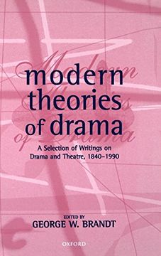portada Modern Theories of Drama (en Inglés)