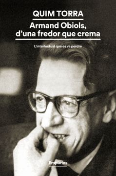 portada Armand Obiols, D'una Fredor que Crema (en Catalá)