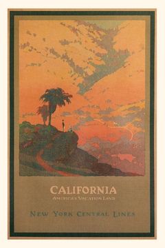 portada Vintage Journal California America's Vacation Land Travel Poster (en Inglés)