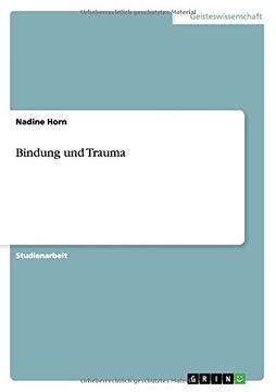 portada Bindung und Trauma (German Edition) (en Alemán)