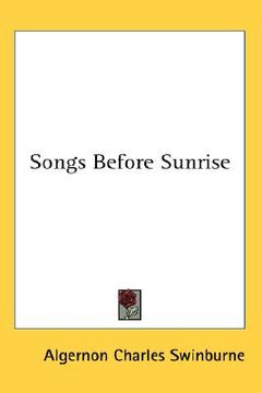 portada songs before sunrise (en Inglés)