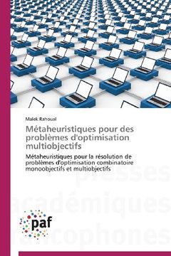 portada Metaheuristiques Pour Des Problemes D'Optimisation Multiobjectifs