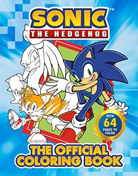 portada Sonic the Hedgehog: The Official Coloring Book (in English)