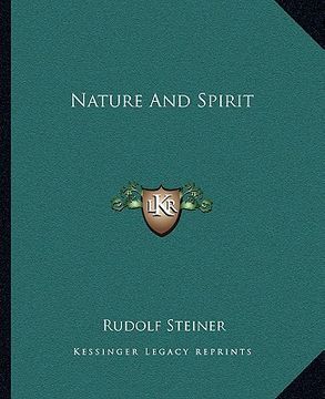 portada nature and spirit (in English)