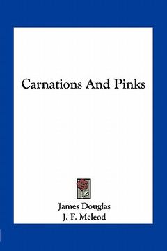 portada carnations and pinks (in English)