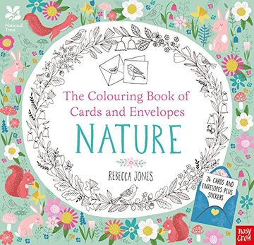 portada National Trust: The Colouring Book of Cards and Envelopes - Nature (Colouring Books of Cards and Envelopes) (en Inglés)
