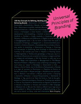 portada Universal Principles of Branding: 100 key Concepts for Defining, Building, and Delivering Brands (Volume 6) (Rockport Universal, 6) (in English)
