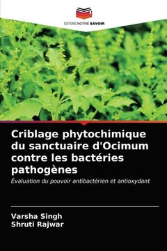 portada Criblage phytochimique du sanctuaire d'Ocimum contre les bactéries pathogènes