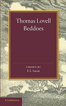 portada Thomas Lovell Beddoes: An Anthology (Poets in Brief) (en Inglés)