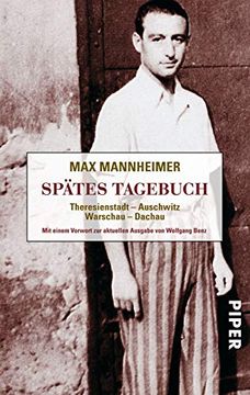 portada Spätes Tagebuch: Theresienstadt - Auschwitz - Warschau - Dachau (en Alemán)