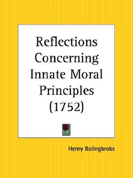 portada reflections concerning innate moral principles (en Inglés)