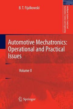 portada Automotive Mechatronics: Operational and Practical Issues: Volume II