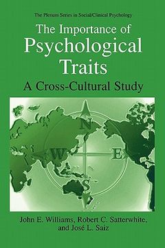 portada the importance of psychological traits: a cross-cultural study (en Inglés)