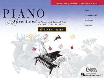 portada Piano Adventures Primer Level - Christmas Book Piano: Christmas Book - Primer Level (Piano Adventures: The Basic Piano Method) (en Inglés)