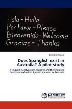 portada does spanglish exist in australia? a pilot study (en Inglés)