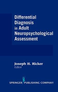 portada differential diagnosis in adult neuropsychological assessment (en Inglés)