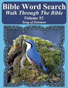 portada Bible Word Search Walk Through The Bible Volume 92: Song of Solomon Extra Large Print (en Inglés)