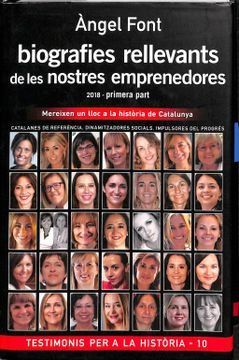 portada Biografies Rellevants de les Nostres Emprenedores 2018 Primera Part (en Catalá)
