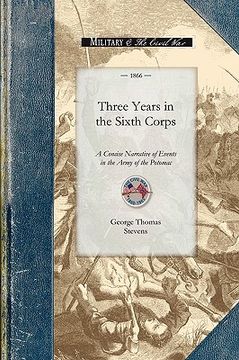 portada three years in the sixth corps (en Inglés)