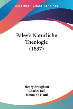 portada Paley's Naturliche Theologie (1837) (in German)