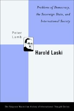 portada harold laski: problems of democracy, the sovereign state, and international society (en Inglés)