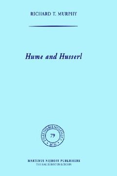 portada hume and husserl: towards radical subjectivism (in English)