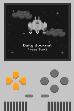 portada 8Bit Daily Planner & Journal: Video Game Themed Journal Planner with Gratitude 120 pages 6x9 for Kids
