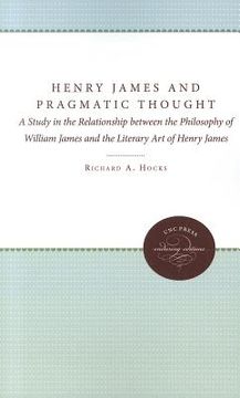 portada henry james and pragmatic thought
