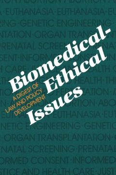 portada Biomedical-Ethical Issues: A Digest of law and Policy Development (Medical Ethics) (en Inglés)