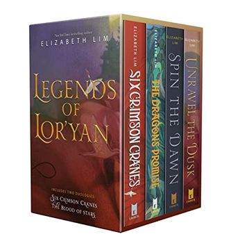 portada Legends of Lor'yan 4-Book Boxed Set: Six Crimson Cranes; The Dragon's Promise; Spin the Dawn; Unravel the Dusk