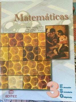 portada Matematicas 3º eso (Editex)