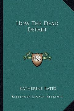 portada how the dead depart
