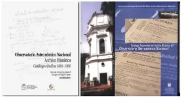 portada Catalogo Documental Del Archivo Historico Del Observatorio Astronomico Nacional