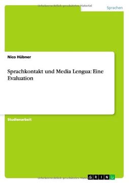 portada Sprachkontakt und Media Lengua: Eine Evaluation (German Edition)