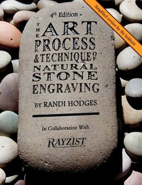 portada The Art Process and Technique of Natural Stone Engraving: Stone Engraving NEW BLACK AND WHITE (en Inglés)