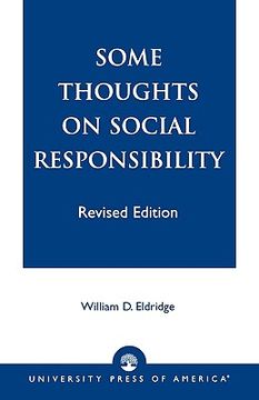 portada some thoughts on social responsibility (en Inglés)