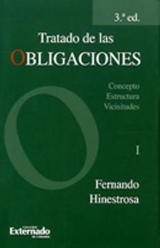 portada Tratado de las Obligaciones. Concepto. Estructura. Vicisitudes (Tomo I) (in Spanish)