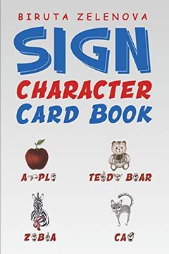 portada Sign Character Card Book (en Inglés)