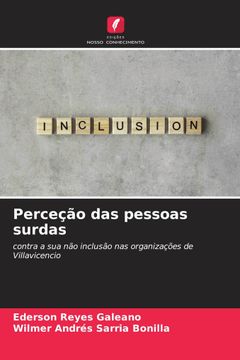 portada Perceção das Pessoas Surdas (in Portuguese)