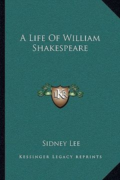 portada a life of william shakespeare