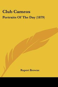 portada club cameos: portraits of the day (1879) (en Inglés)