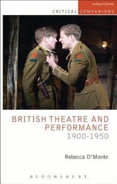 portada British Theatre and Performance 1900-1950 (en Inglés)