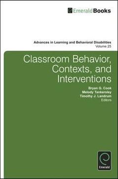 portada classroom behavior, contexts, and interventions (en Inglés)