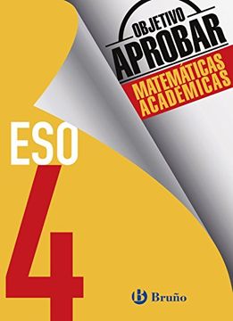 portada Objetivo Aprobar Matemáticas Académicas 4 eso (Castellano - Material Complementario - Objetivo Aprobar) - 9788469612071